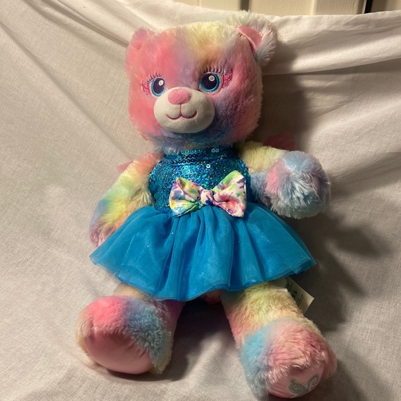 Build-A-Bear , PASTEL Bear Fairy Friend magic wand sound, - Picture 1 of 6